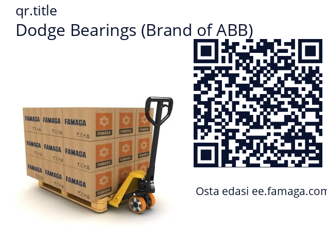   Dodge Bearings (Brand of ABB) P4B-IP-090MRE