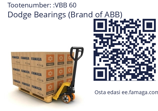   Dodge Bearings (Brand of ABB) VBB 60