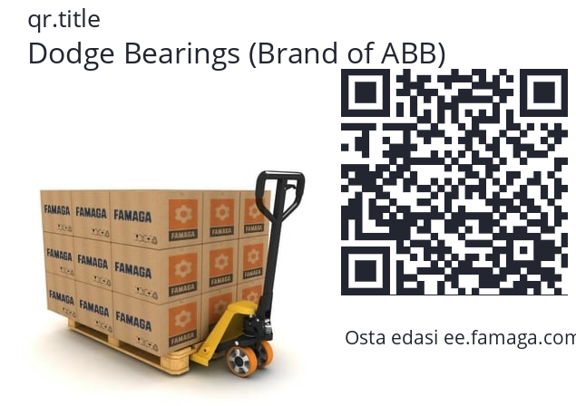   Dodge Bearings (Brand of ABB) 023543